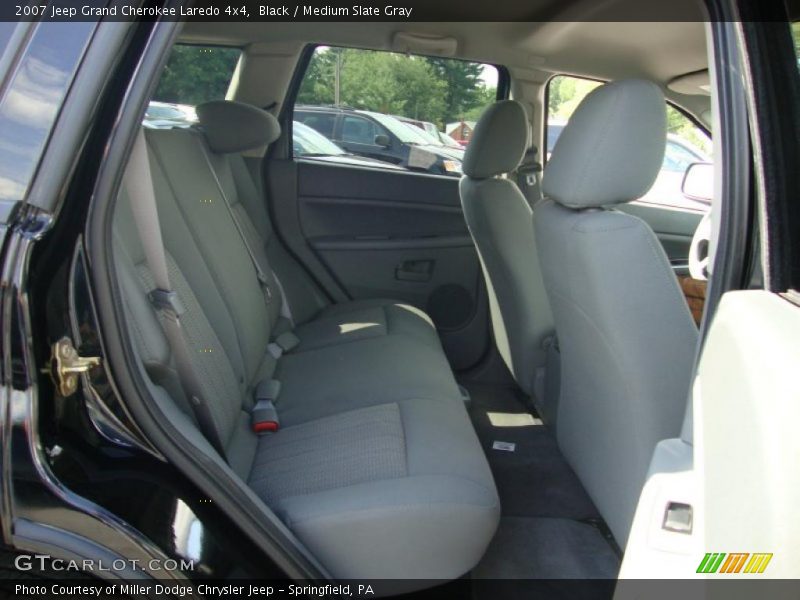 Black / Medium Slate Gray 2007 Jeep Grand Cherokee Laredo 4x4