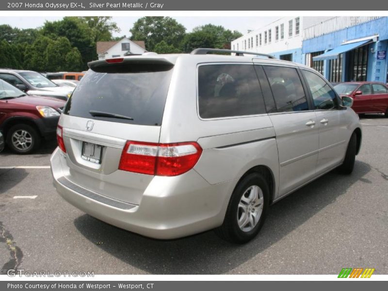 Silver Pearl Metallic / Gray 2007 Honda Odyssey EX-L