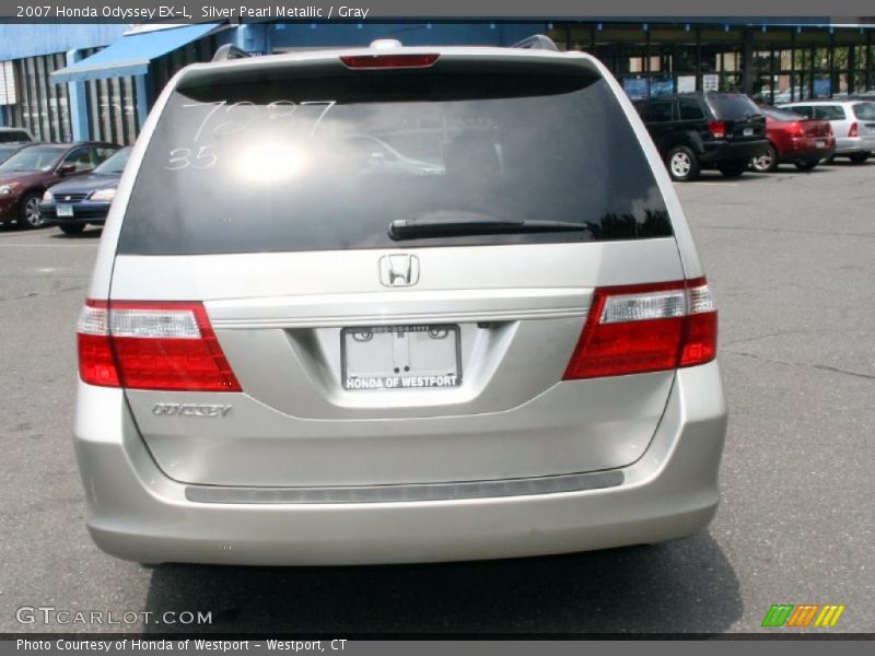 Silver Pearl Metallic / Gray 2007 Honda Odyssey EX-L