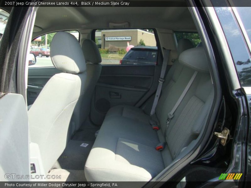 Black / Medium Slate Gray 2007 Jeep Grand Cherokee Laredo 4x4