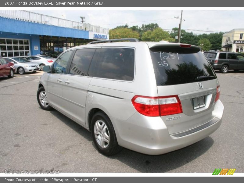 Silver Pearl Metallic / Gray 2007 Honda Odyssey EX-L