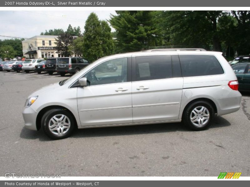 Silver Pearl Metallic / Gray 2007 Honda Odyssey EX-L