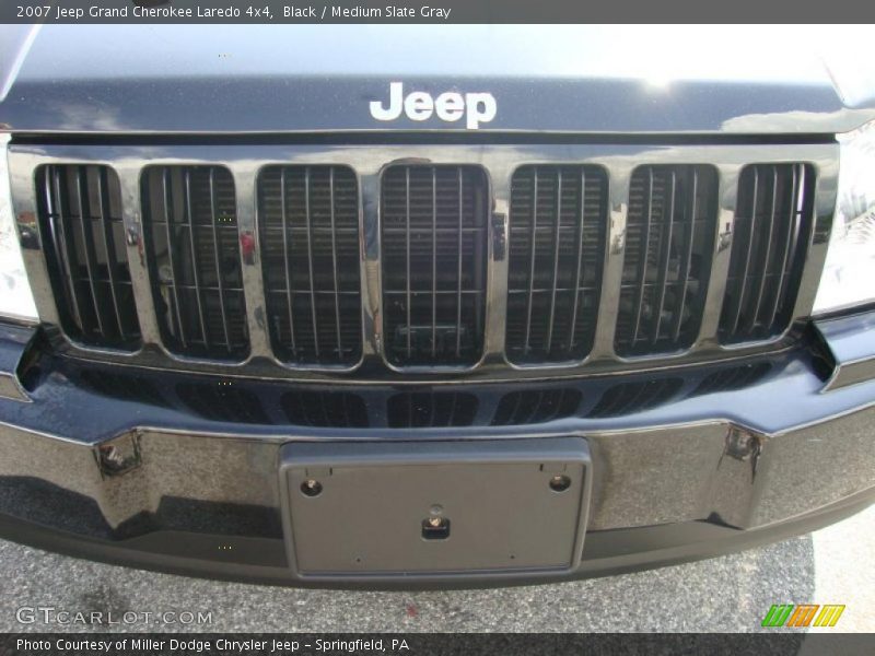 Black / Medium Slate Gray 2007 Jeep Grand Cherokee Laredo 4x4