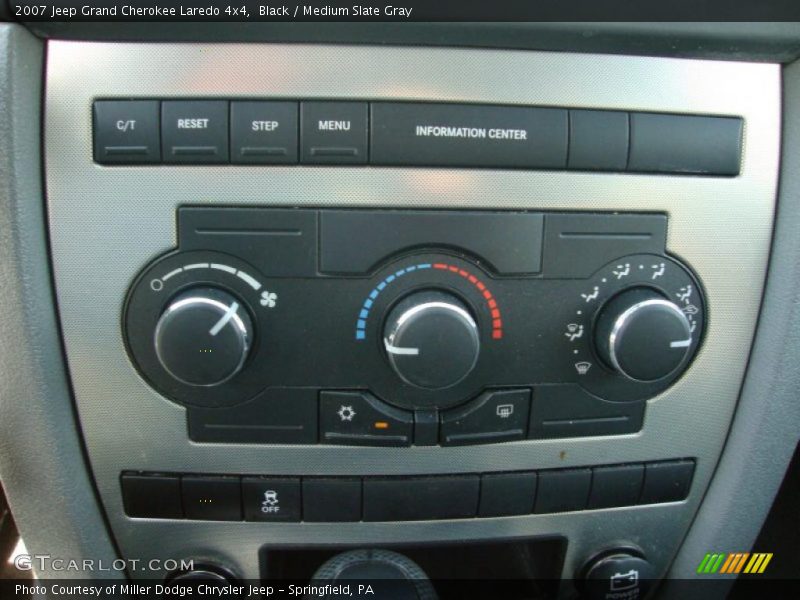 Black / Medium Slate Gray 2007 Jeep Grand Cherokee Laredo 4x4