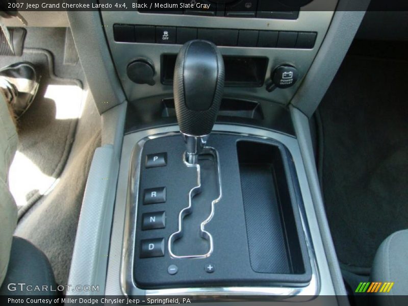 Black / Medium Slate Gray 2007 Jeep Grand Cherokee Laredo 4x4