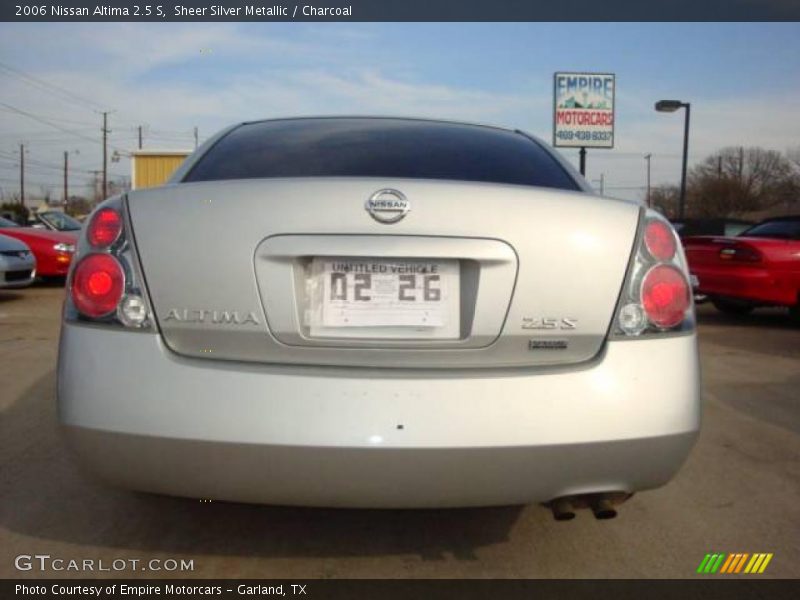 Sheer Silver Metallic / Charcoal 2006 Nissan Altima 2.5 S