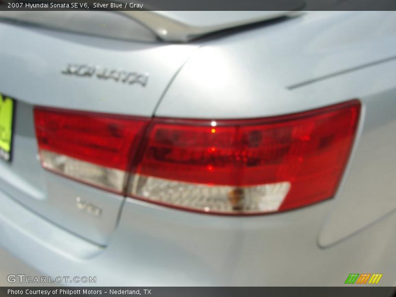 Silver Blue / Gray 2007 Hyundai Sonata SE V6