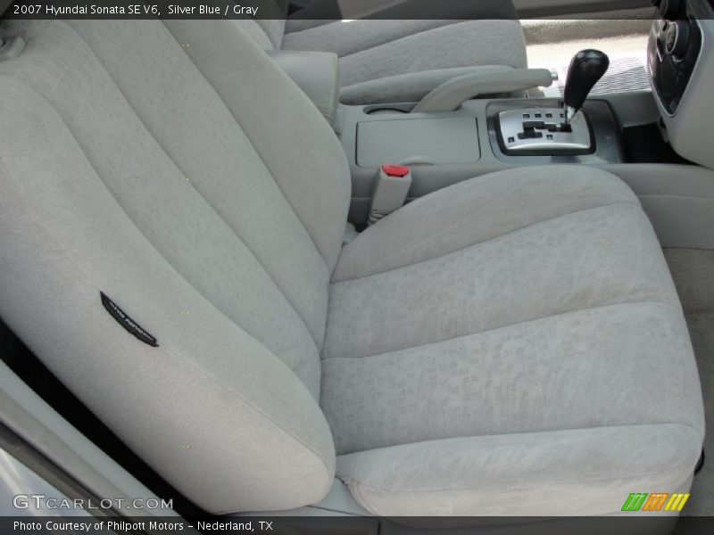 Silver Blue / Gray 2007 Hyundai Sonata SE V6