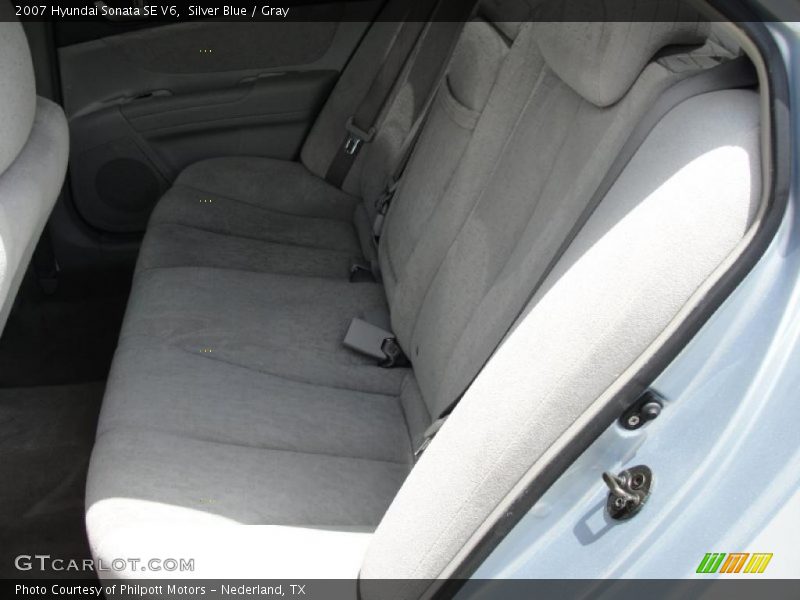 Silver Blue / Gray 2007 Hyundai Sonata SE V6