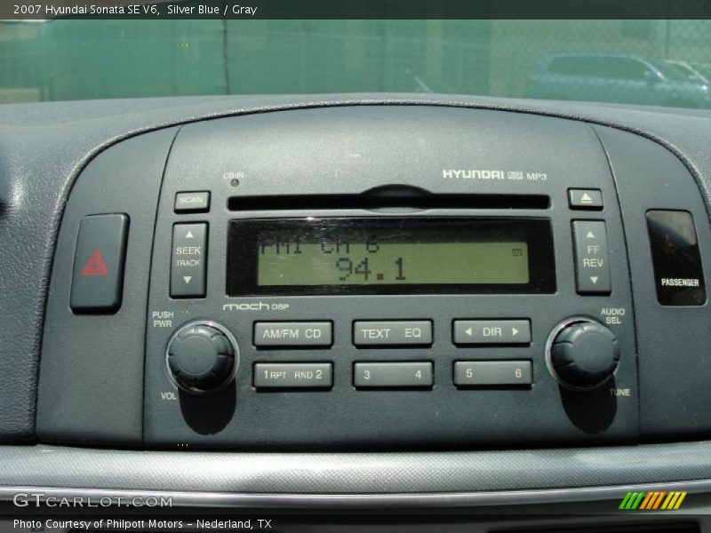 Silver Blue / Gray 2007 Hyundai Sonata SE V6