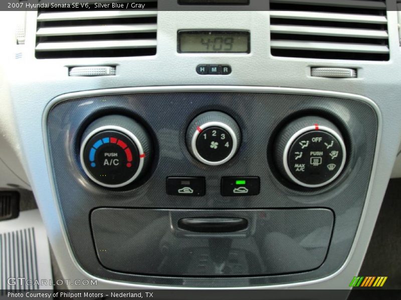 Silver Blue / Gray 2007 Hyundai Sonata SE V6