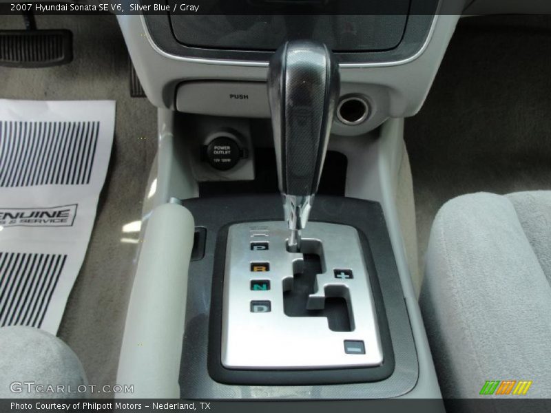 Silver Blue / Gray 2007 Hyundai Sonata SE V6
