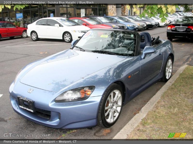 Suzuka Blue Metallic / Blue/Black 2005 Honda S2000 Roadster
