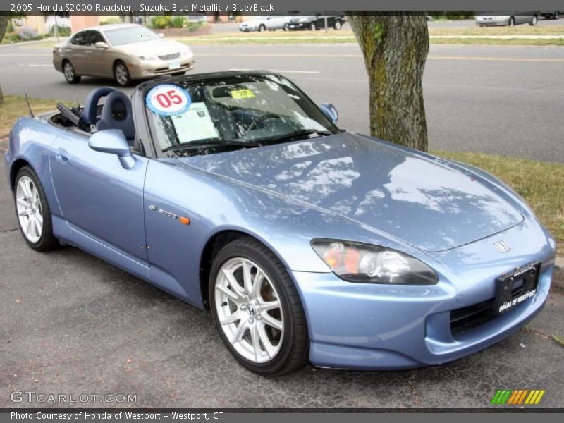 Suzuka Blue Metallic / Blue/Black 2005 Honda S2000 Roadster