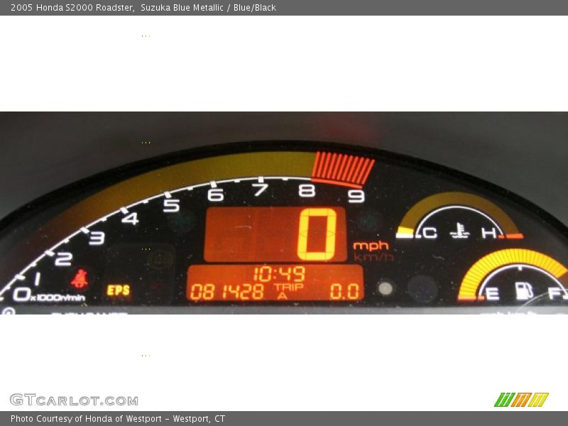 Suzuka Blue Metallic / Blue/Black 2005 Honda S2000 Roadster