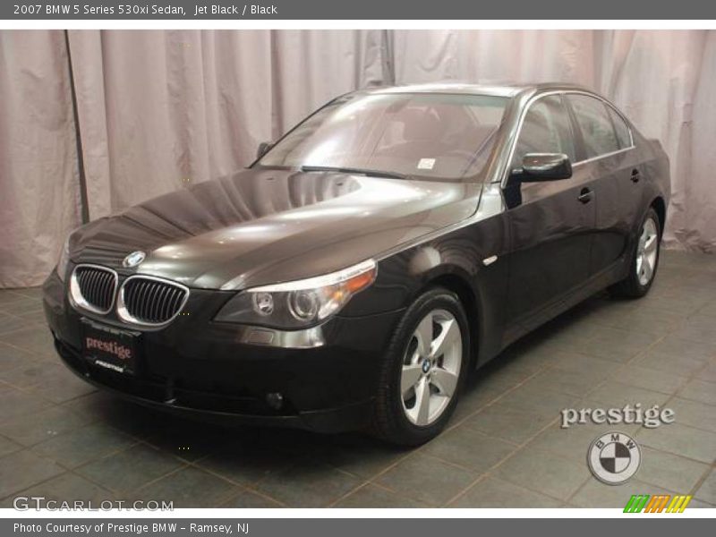 Jet Black / Black 2007 BMW 5 Series 530xi Sedan
