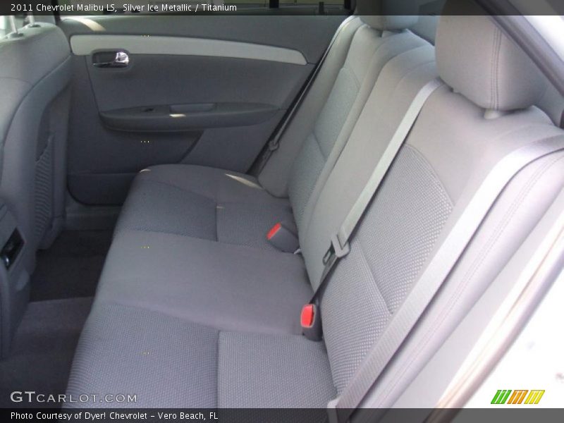 Silver Ice Metallic / Titanium 2011 Chevrolet Malibu LS