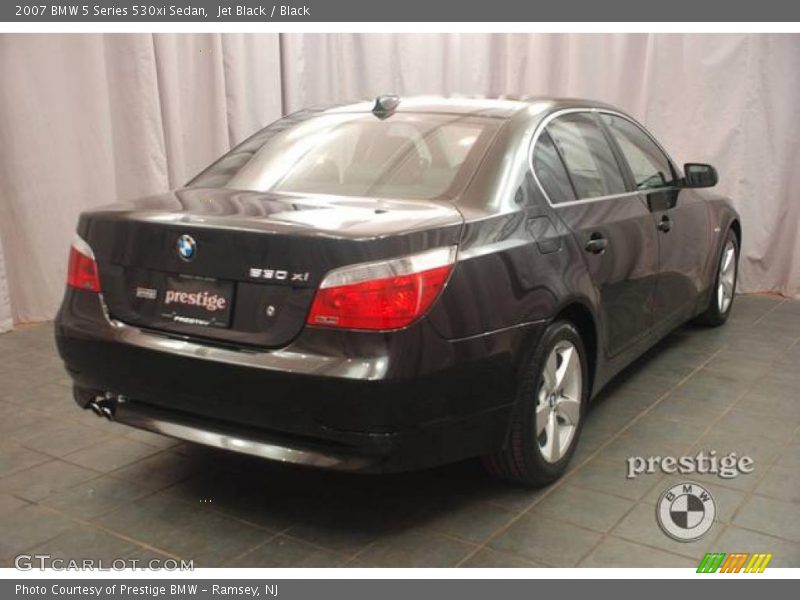 Jet Black / Black 2007 BMW 5 Series 530xi Sedan
