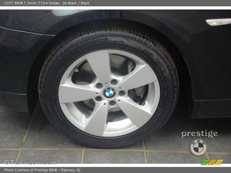 Jet Black / Black 2007 BMW 5 Series 530xi Sedan
