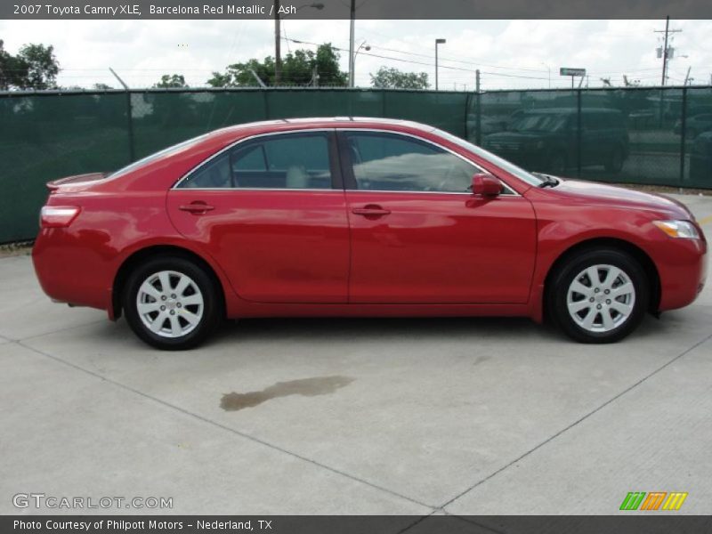 Barcelona Red Metallic / Ash 2007 Toyota Camry XLE