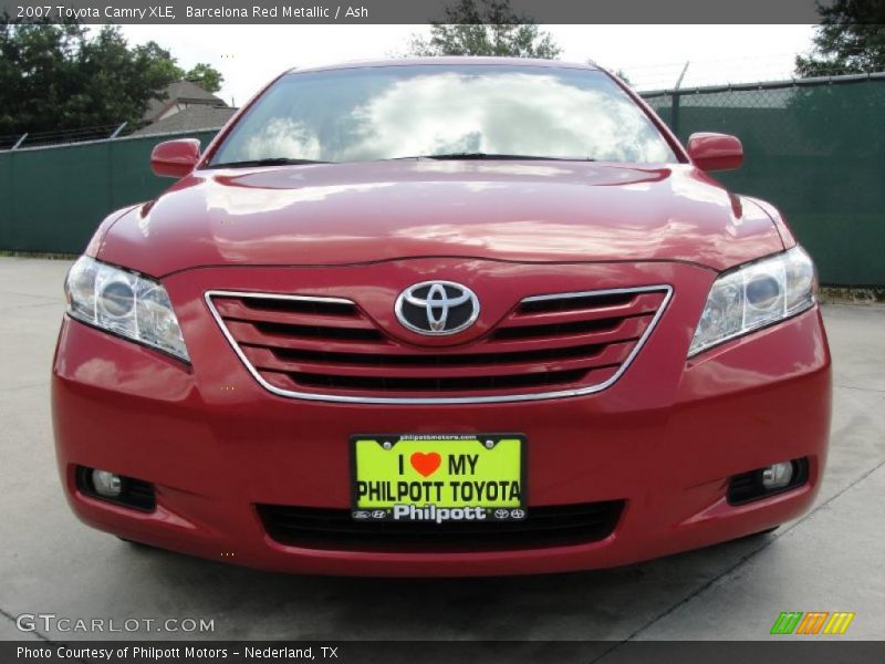 Barcelona Red Metallic / Ash 2007 Toyota Camry XLE