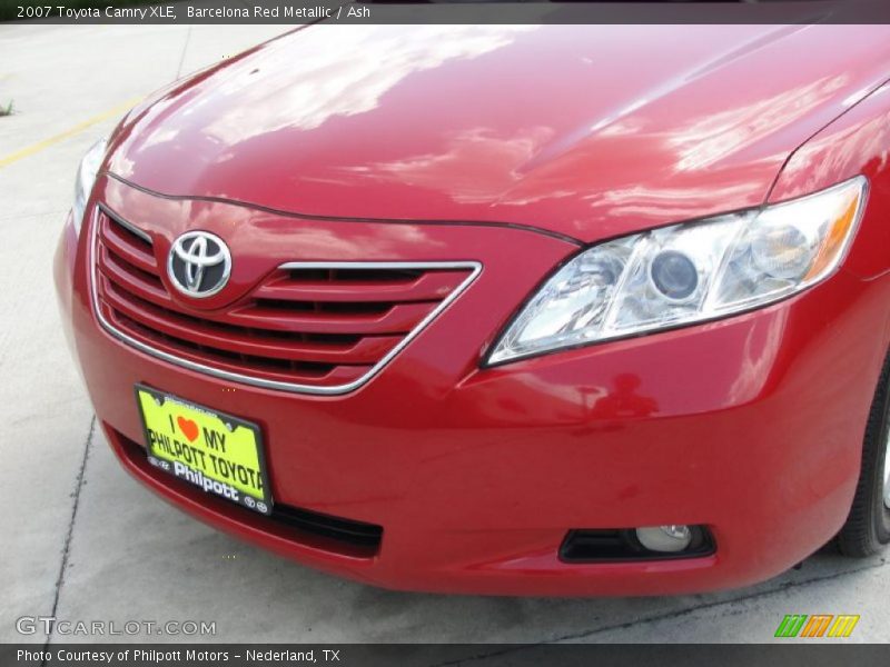 Barcelona Red Metallic / Ash 2007 Toyota Camry XLE