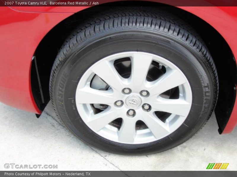Barcelona Red Metallic / Ash 2007 Toyota Camry XLE
