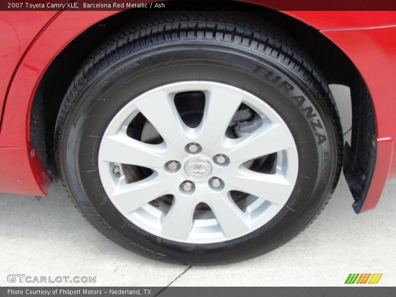 Barcelona Red Metallic / Ash 2007 Toyota Camry XLE