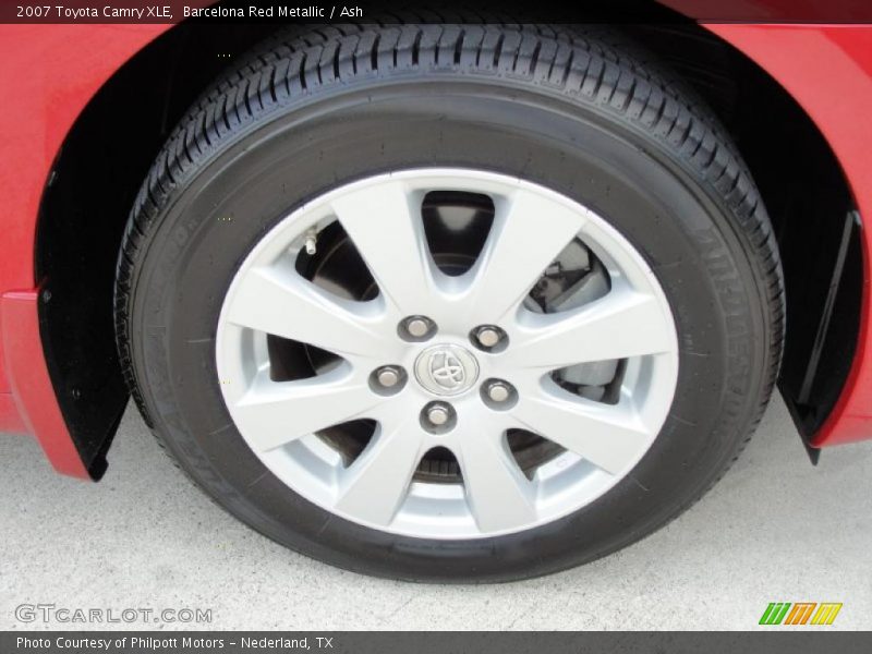 Barcelona Red Metallic / Ash 2007 Toyota Camry XLE