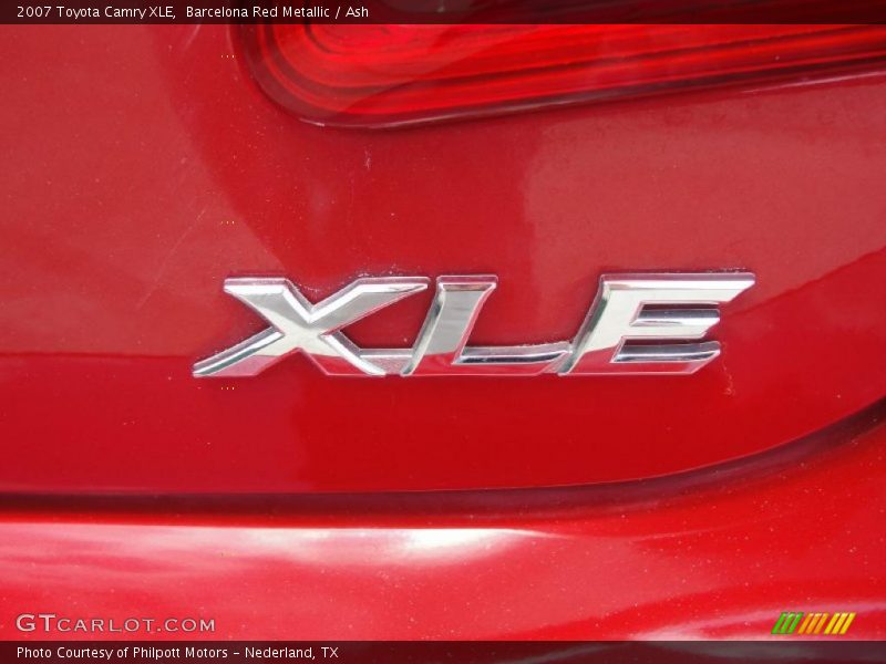 Barcelona Red Metallic / Ash 2007 Toyota Camry XLE