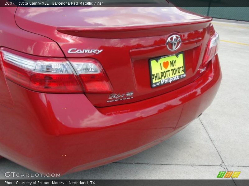 Barcelona Red Metallic / Ash 2007 Toyota Camry XLE