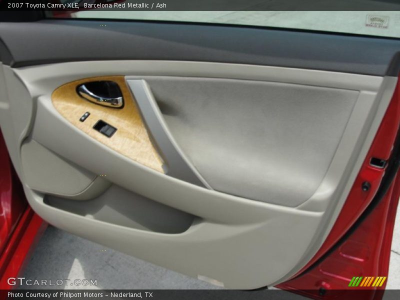 Barcelona Red Metallic / Ash 2007 Toyota Camry XLE