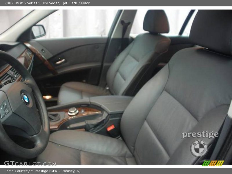 Jet Black / Black 2007 BMW 5 Series 530xi Sedan