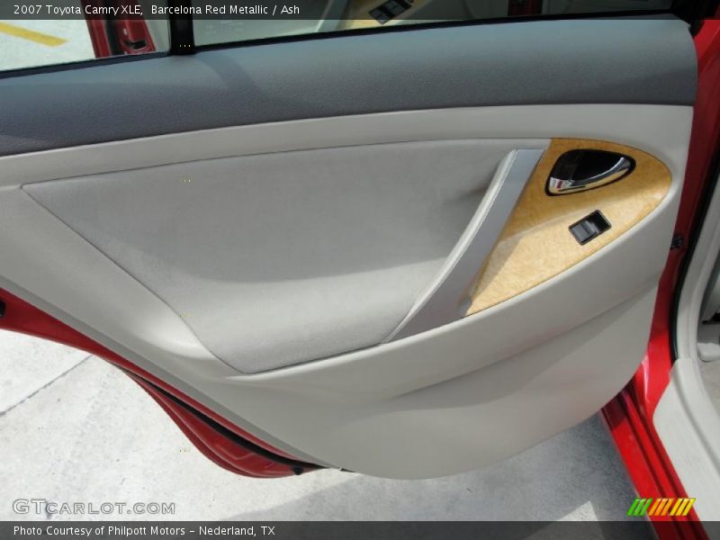 Barcelona Red Metallic / Ash 2007 Toyota Camry XLE