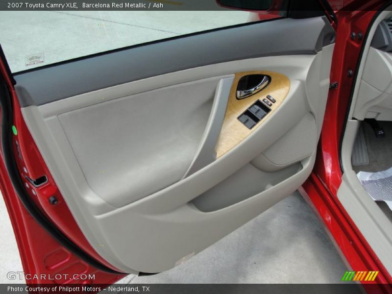 Barcelona Red Metallic / Ash 2007 Toyota Camry XLE