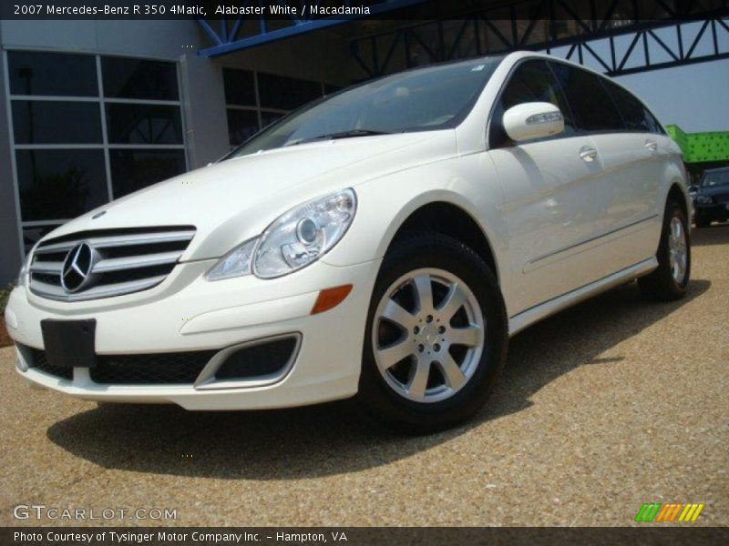 Alabaster White / Macadamia 2007 Mercedes-Benz R 350 4Matic