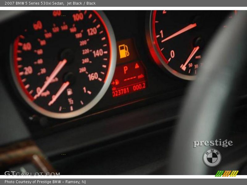 Jet Black / Black 2007 BMW 5 Series 530xi Sedan