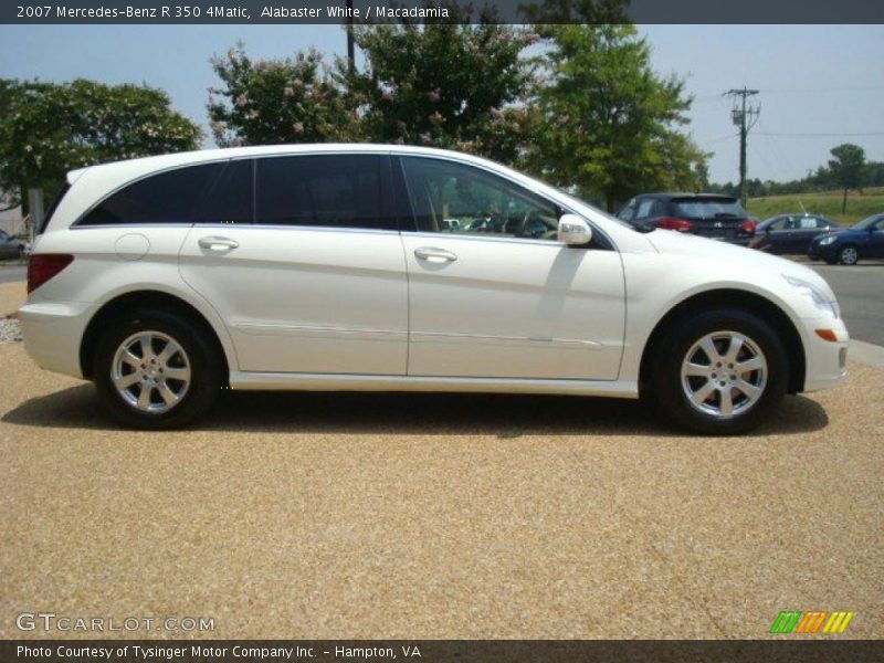 Alabaster White / Macadamia 2007 Mercedes-Benz R 350 4Matic
