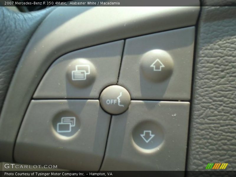 Alabaster White / Macadamia 2007 Mercedes-Benz R 350 4Matic