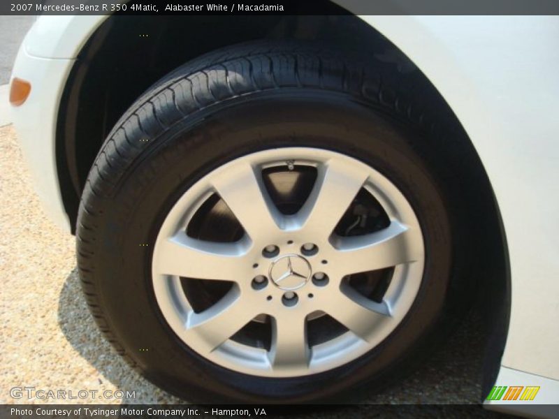 Alabaster White / Macadamia 2007 Mercedes-Benz R 350 4Matic