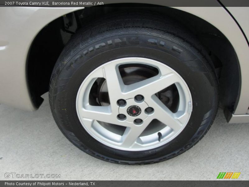Barcelona Red Metallic / Ash 2007 Toyota Camry XLE