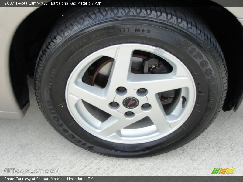 Barcelona Red Metallic / Ash 2007 Toyota Camry XLE