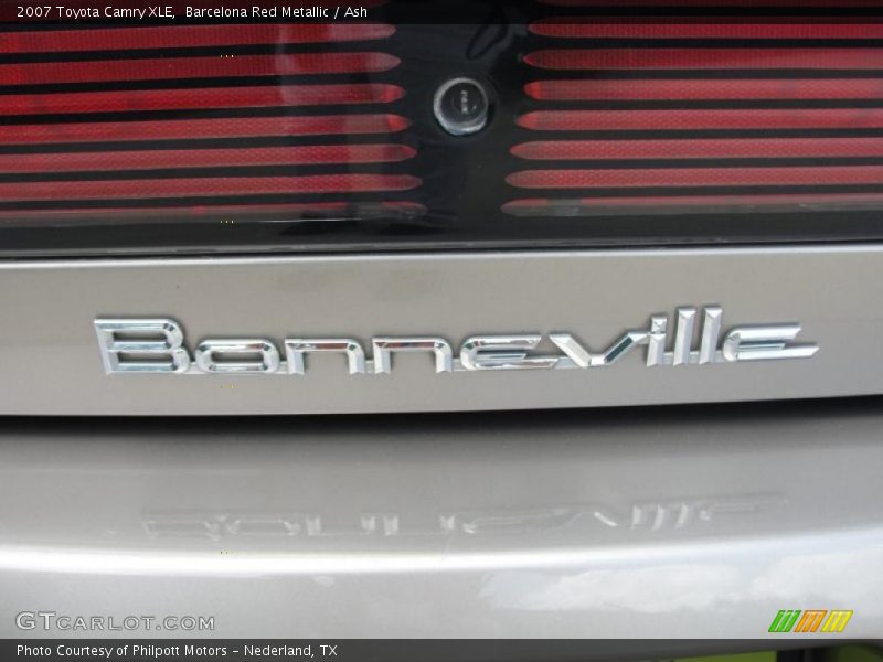 Barcelona Red Metallic / Ash 2007 Toyota Camry XLE