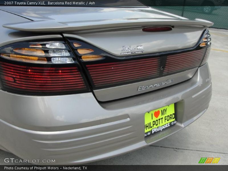 Barcelona Red Metallic / Ash 2007 Toyota Camry XLE