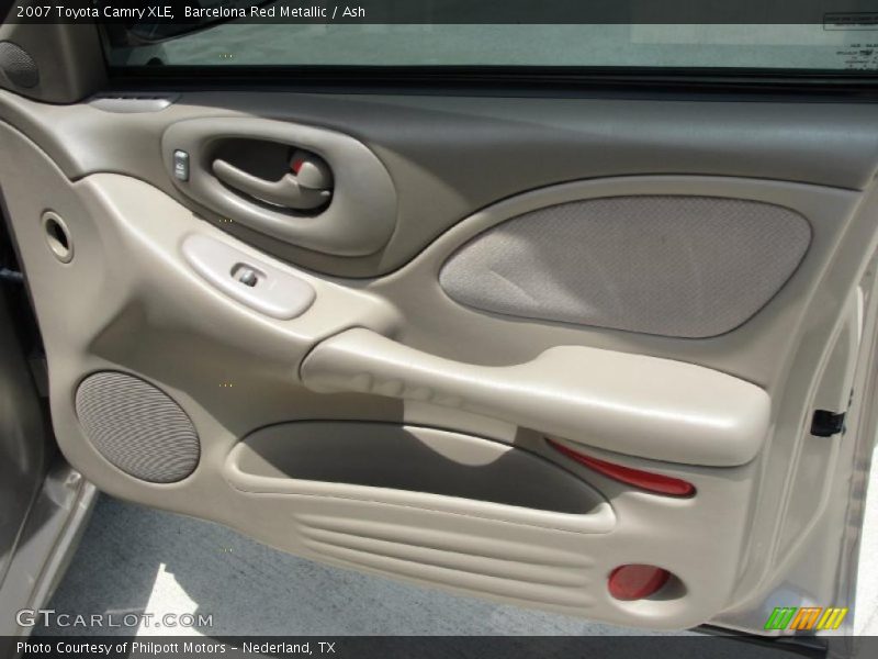 Barcelona Red Metallic / Ash 2007 Toyota Camry XLE