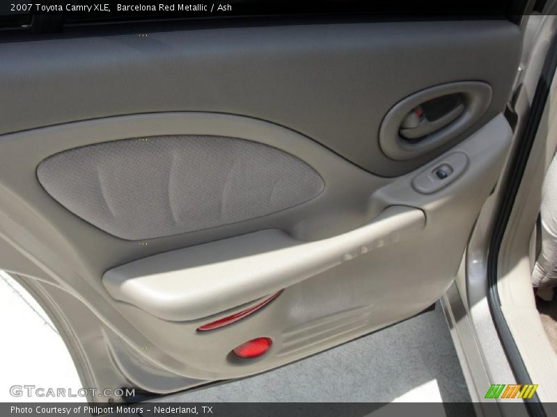 Barcelona Red Metallic / Ash 2007 Toyota Camry XLE