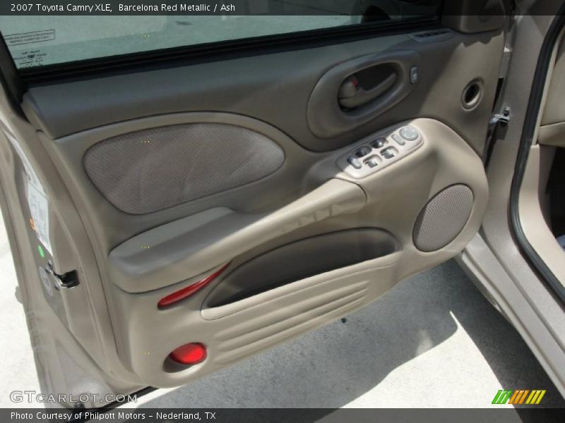 Barcelona Red Metallic / Ash 2007 Toyota Camry XLE