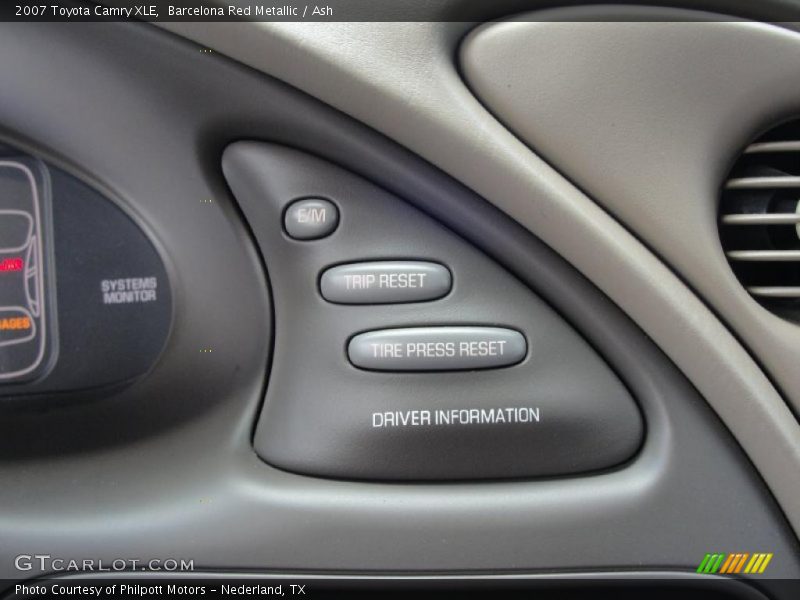 Barcelona Red Metallic / Ash 2007 Toyota Camry XLE