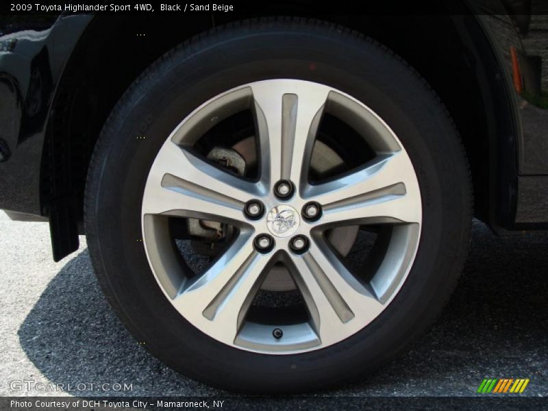 Black / Sand Beige 2009 Toyota Highlander Sport 4WD