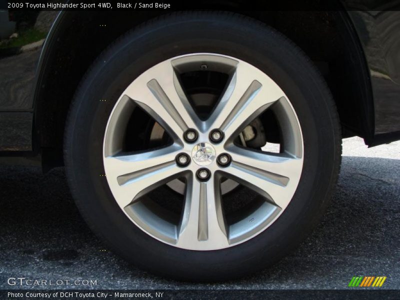 Black / Sand Beige 2009 Toyota Highlander Sport 4WD